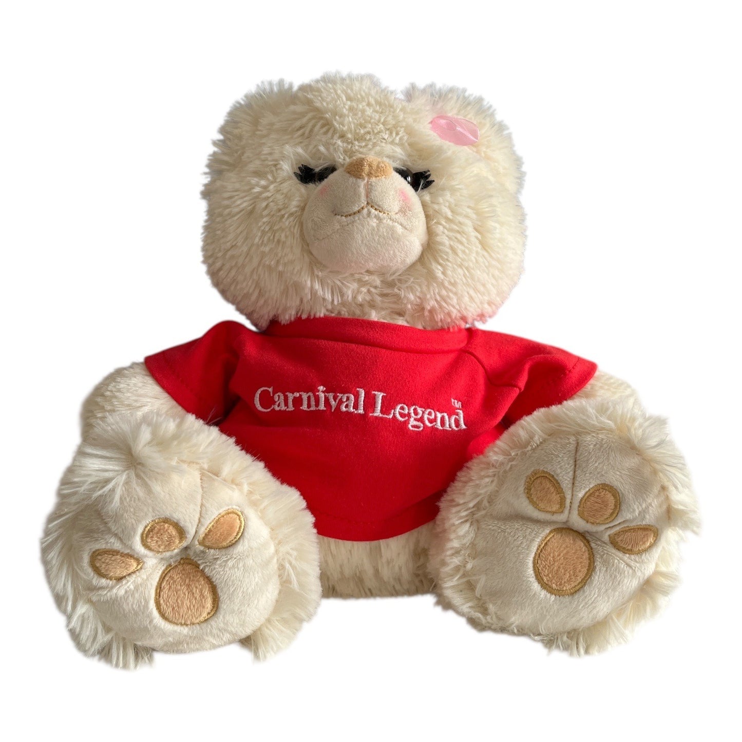 Carnival Legend Teddy Bear Plush 11 Inch Cruise Ship Souvenir