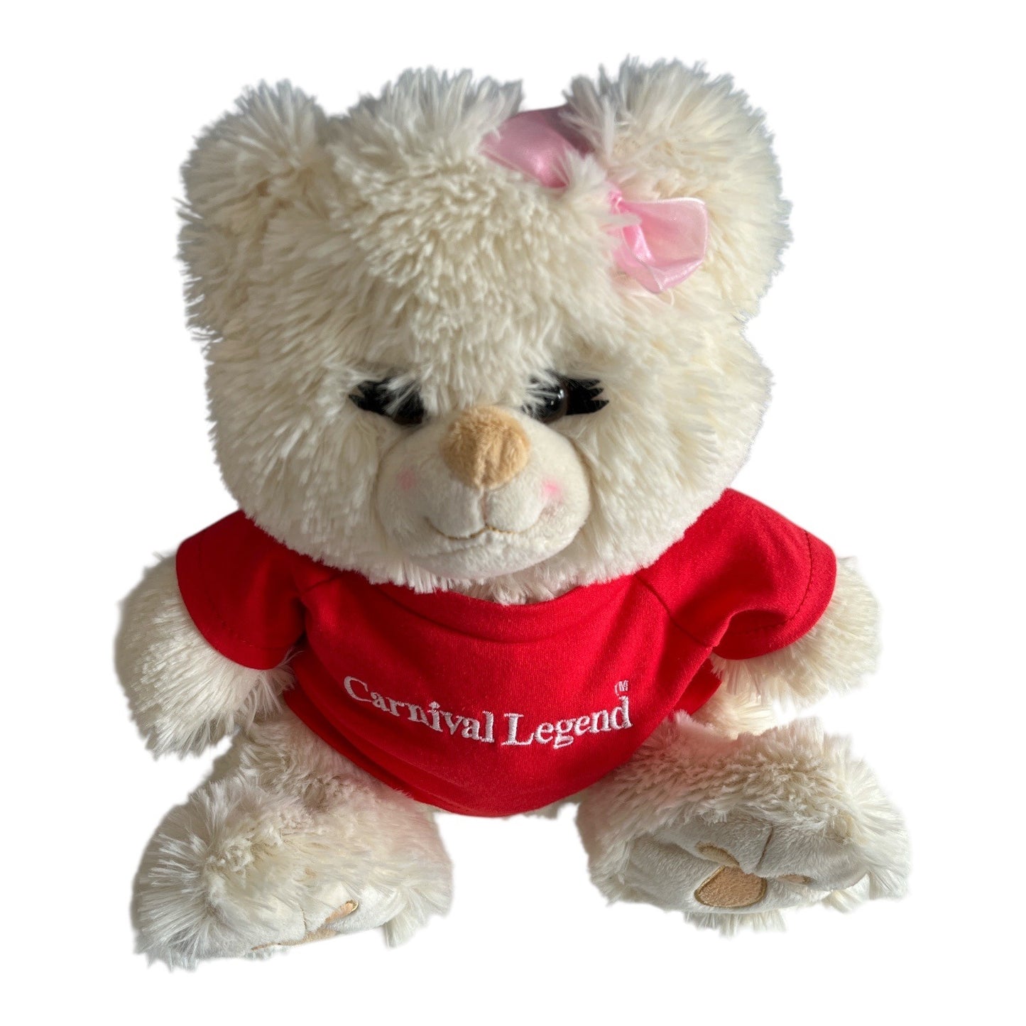 Carnival Legend Teddy Bear Plush 11 Inch Cruise Ship Souvenir
