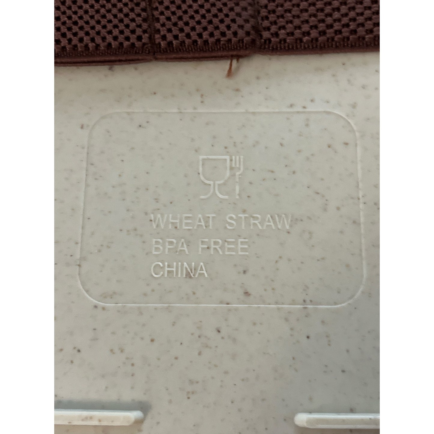 WIN Women’s Inclusion Network Wheat Straw Bento Lunch Box Bamboo Lid Utensils