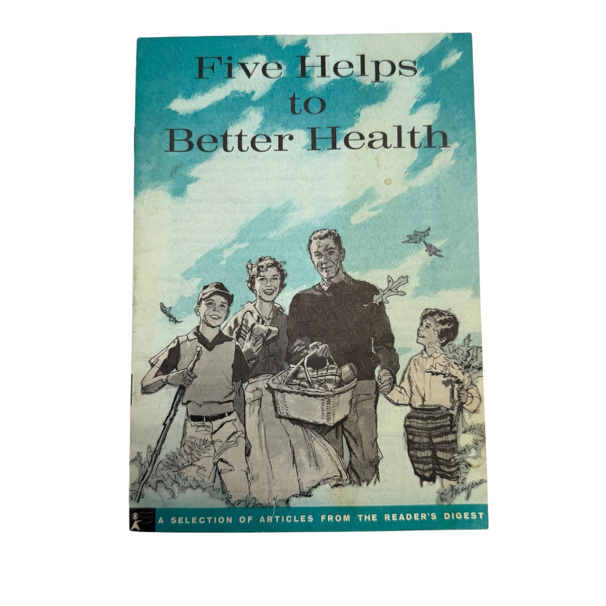 1958 Reader's Digest Five Helps to Better Health General Motors GM Employee Booklet