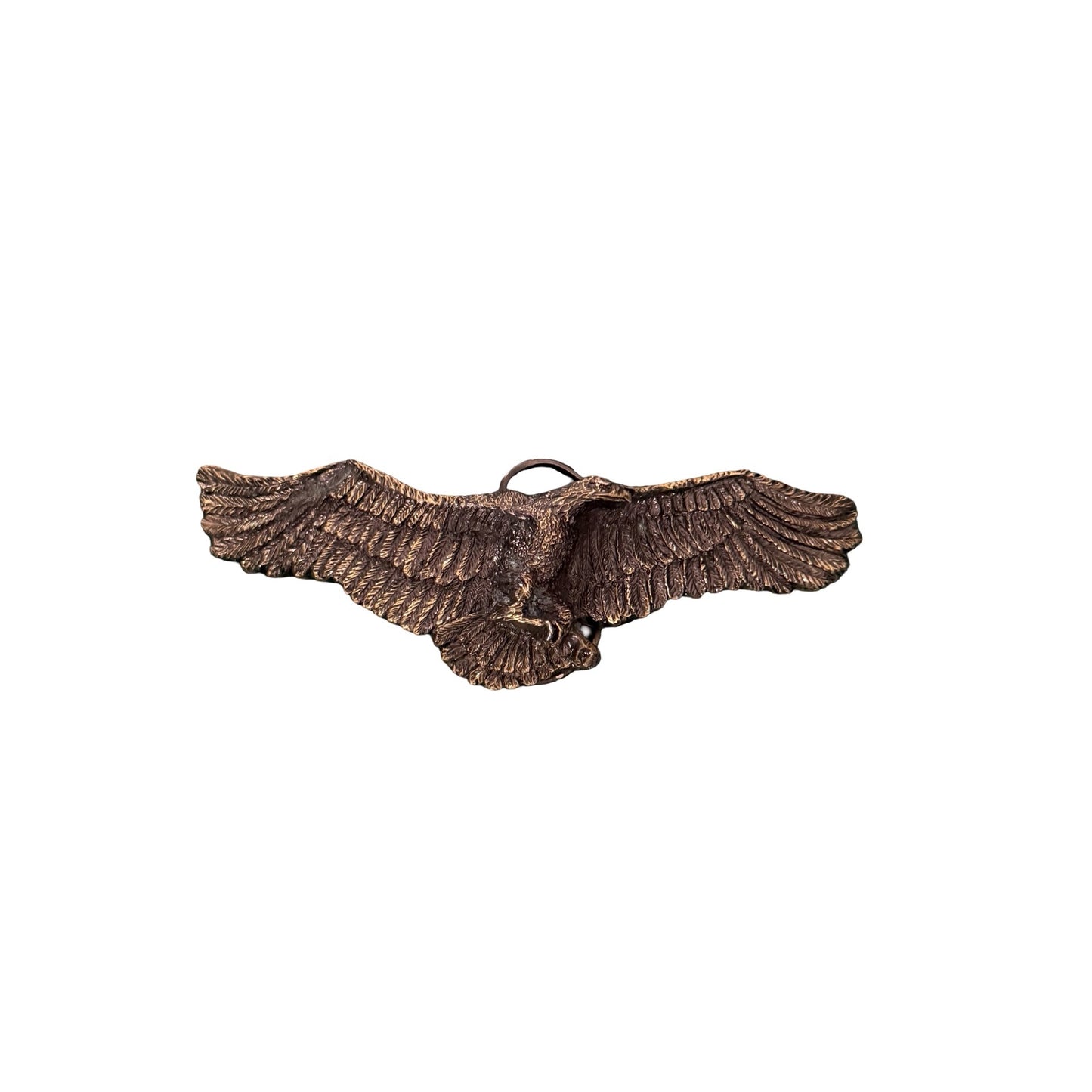 Vintage The Great American Buckle Co Eagle Belt Buckle 1981 Serial 491 USA 6x2