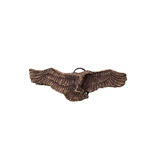 Vintage The Great American Buckle Co Eagle Belt Buckle 1981 Serial 491 USA 6x2