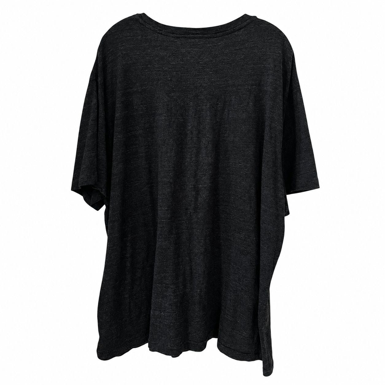 Polo Ralph Lauren Men's V Neck T Shirt 2XB Black Heather Big Tall Cotton Pony Logo