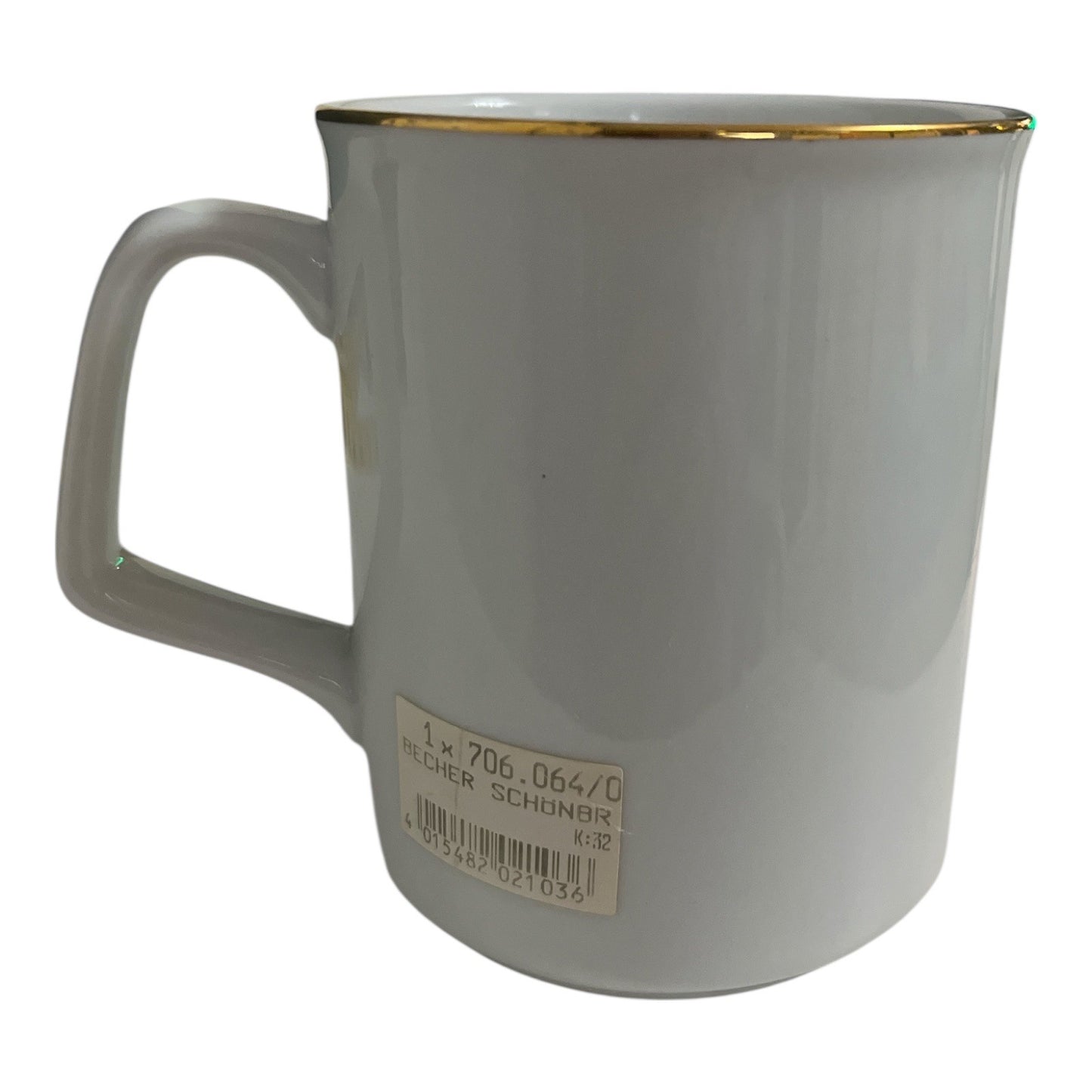 Reutter Porzellan Germany Schloss Schönbrunn Souvenir Mug Gold Trim