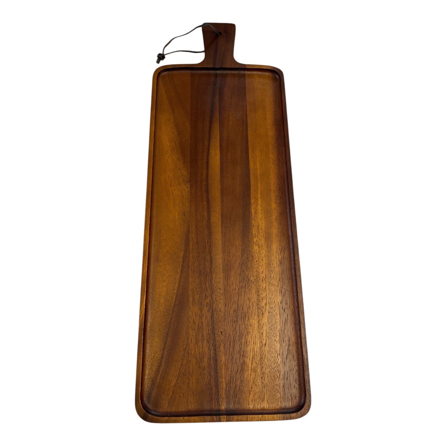 The Cellar Acacia Wood Paddle Serving Board 21.5” Charcuterie Tray Concave Serving Board Macy’s