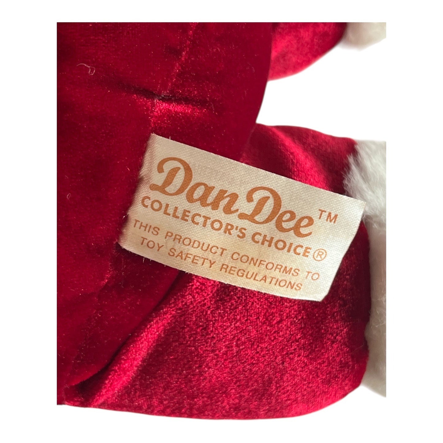 Dan Dee Collector’s Choice 2004 Christmas Teddy Bear 13 Inch Red Green Holiday Plush