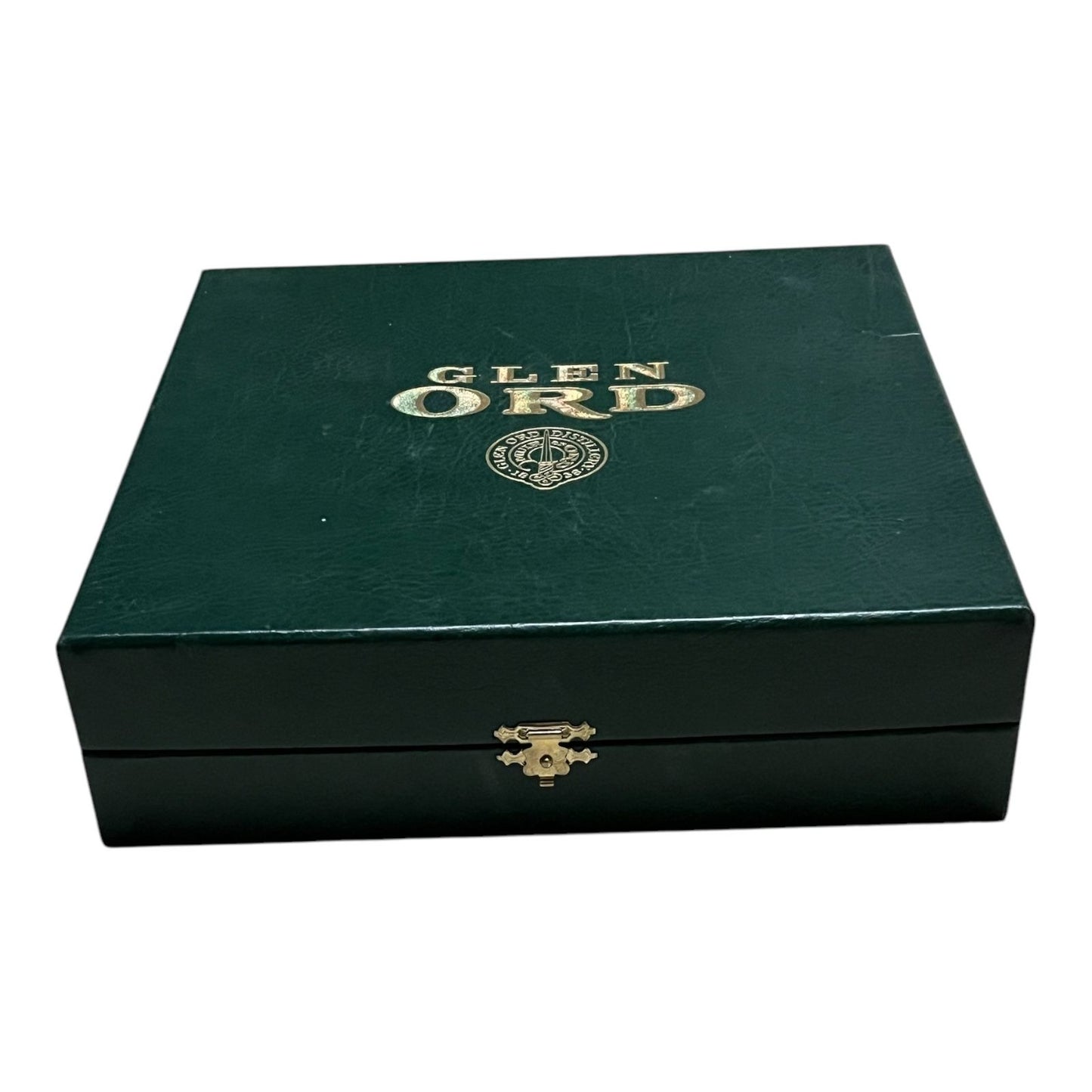 VTG Glen Ord Distillery Thistle Whiskey Glasses – Set of 2 w/Box – Scotland Collectible