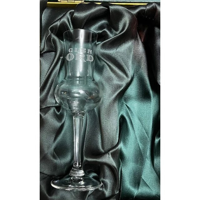 VTG Glen Ord Distillery Thistle Whiskey Glasses – Set of 2 w/Box – Scotland Collectible