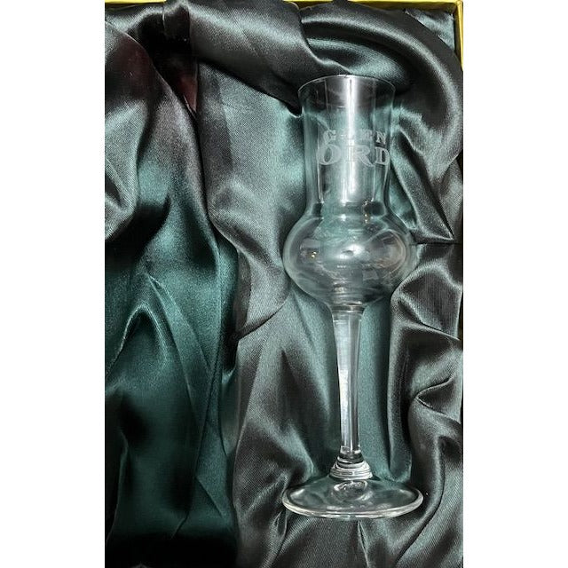 VTG Glen Ord Distillery Thistle Whiskey Glasses – Set of 2 w/Box – Scotland Collectible