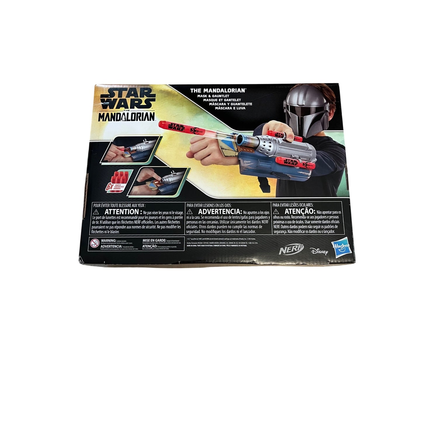 Mandalorian Helmet & Blaster Set by Hasbro – Star Wars Roleplay Toy for Kids Ages 5+