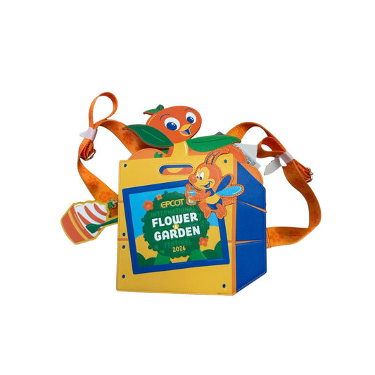Disney Parks Loungefly EPCOT Flower & Garden Festival 2026 Orange Bird Backpack Bag