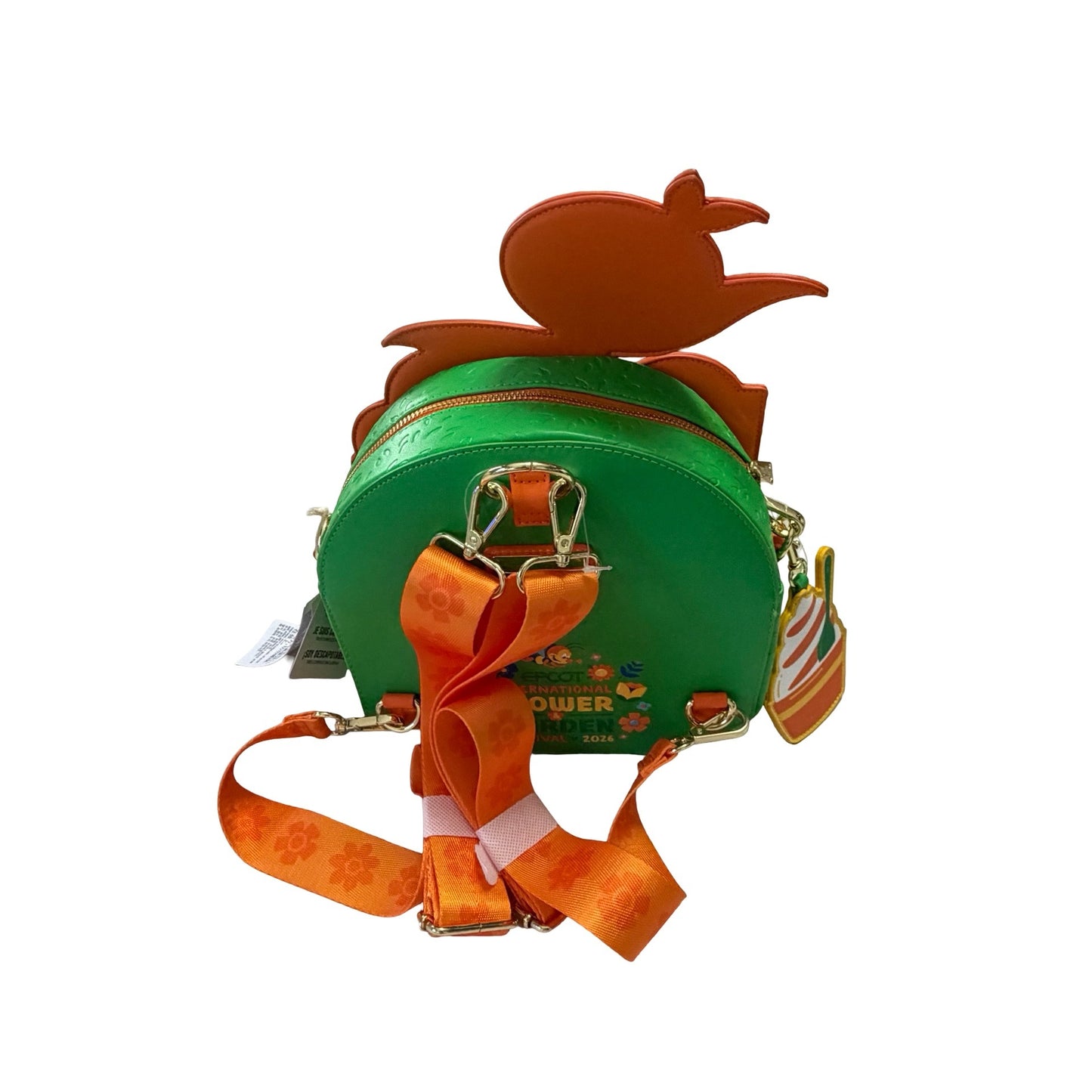 Disney Parks Loungefly EPCOT Flower & Garden Festival 2026 Orange Bird Backpack Bag