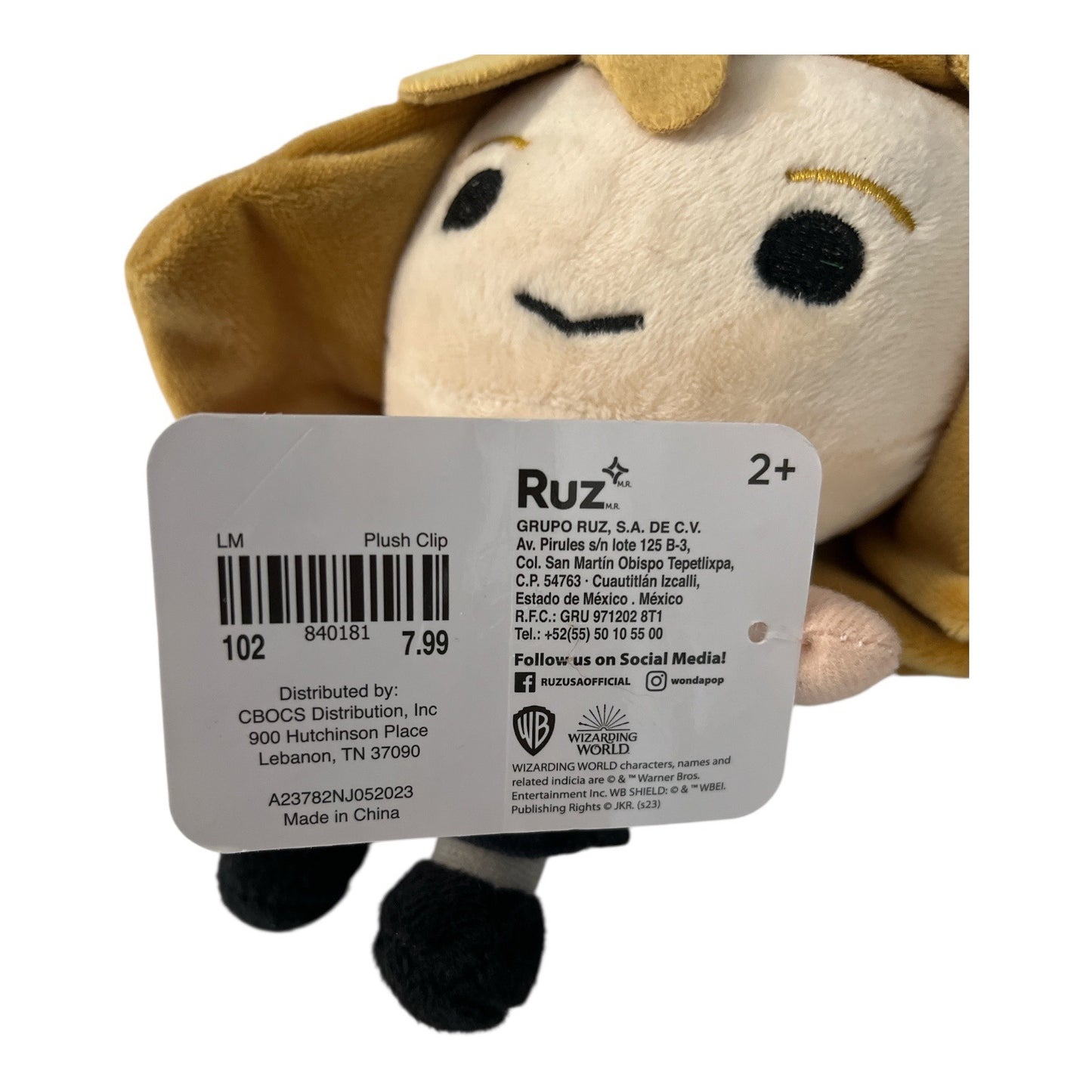 Harry Potter Wizarding World Plush Clip – Hermione Granger Keychain Plush, Ruz 2023