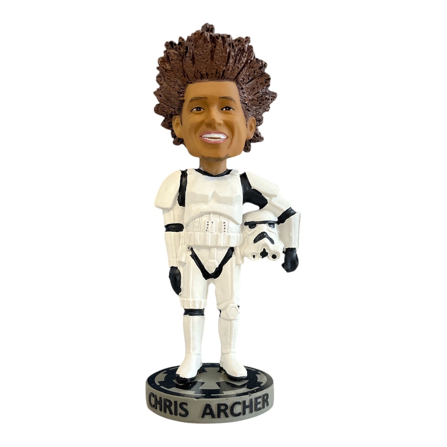 Chris Archer Star Wars Stormtrooper Bobblehead Tampa Bay Rays MLB SGA Collectible 7in Sealed Box Opened for Photos