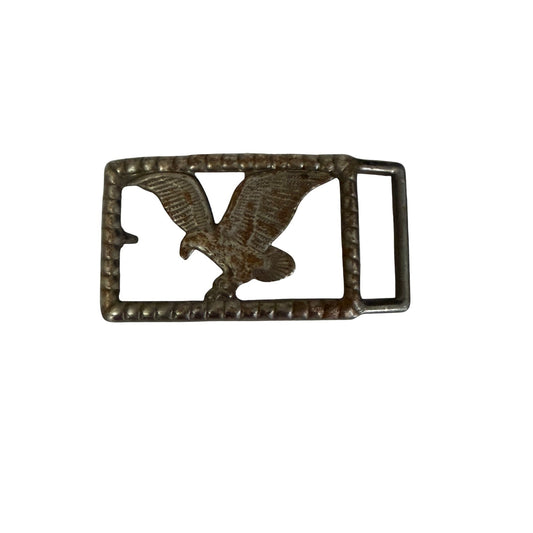 Vintage Eagle Belt Buckle Rustic Metal Americana Western Accessory