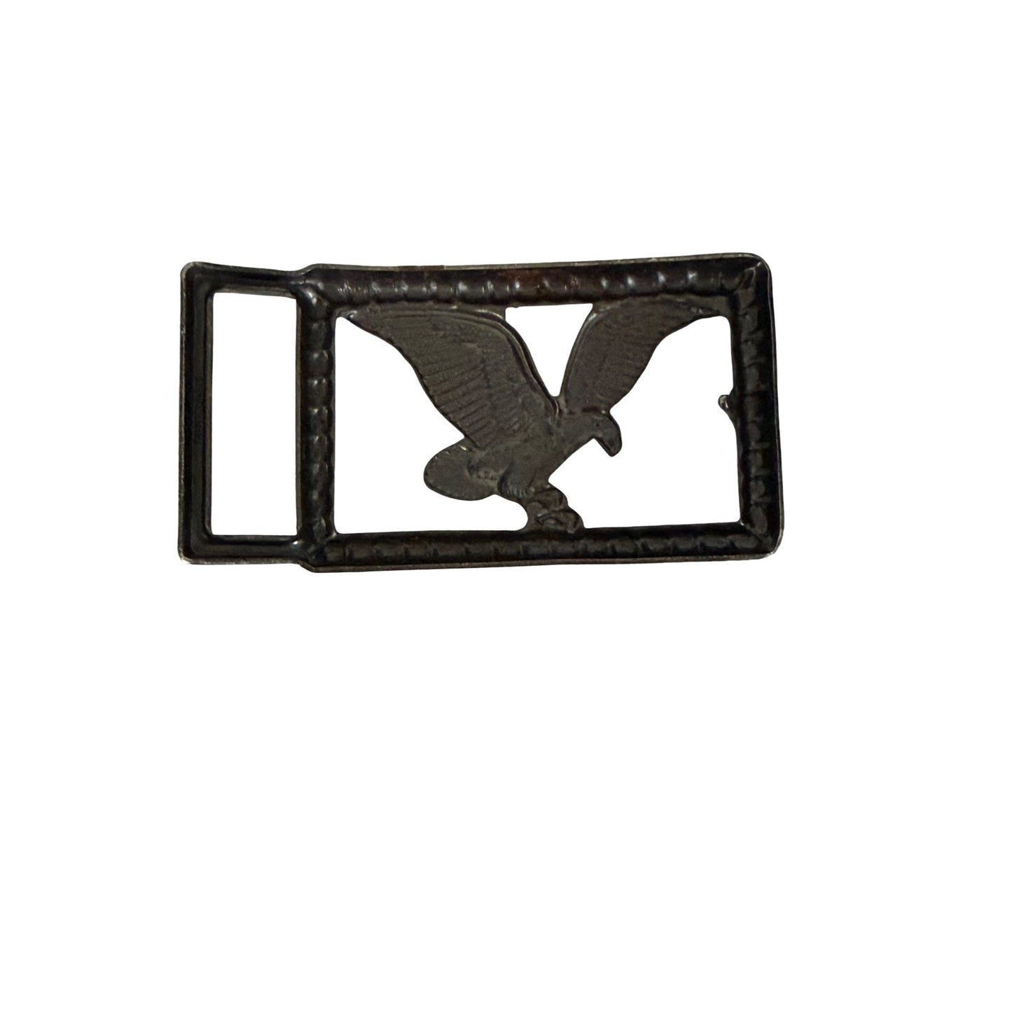 Vintage Eagle Belt Buckle Rustic Metal Americana Western Accessory
