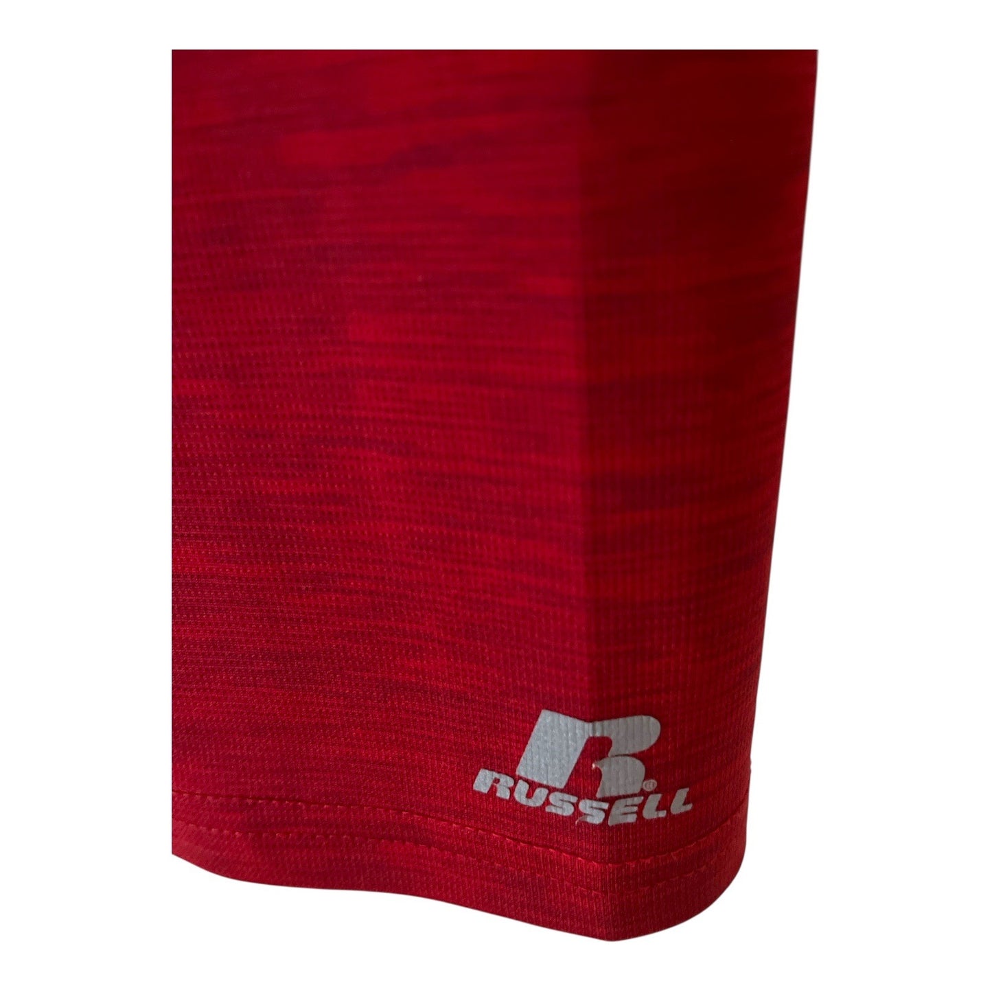 Russell pullover, red 3XL shirt, mens athletic top, dri power shirt, moisture wicking, long sleeve top, russell athletic, 1/4 zip shirt, wor