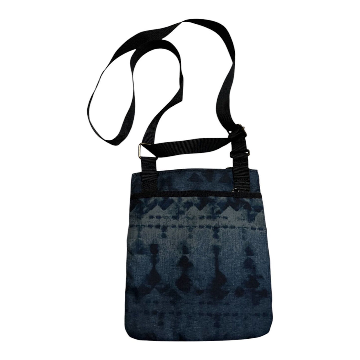Eddie Bauer Connect Tech Blue Nylon Crossbody Bag Adjustable Strap Travel Organizer