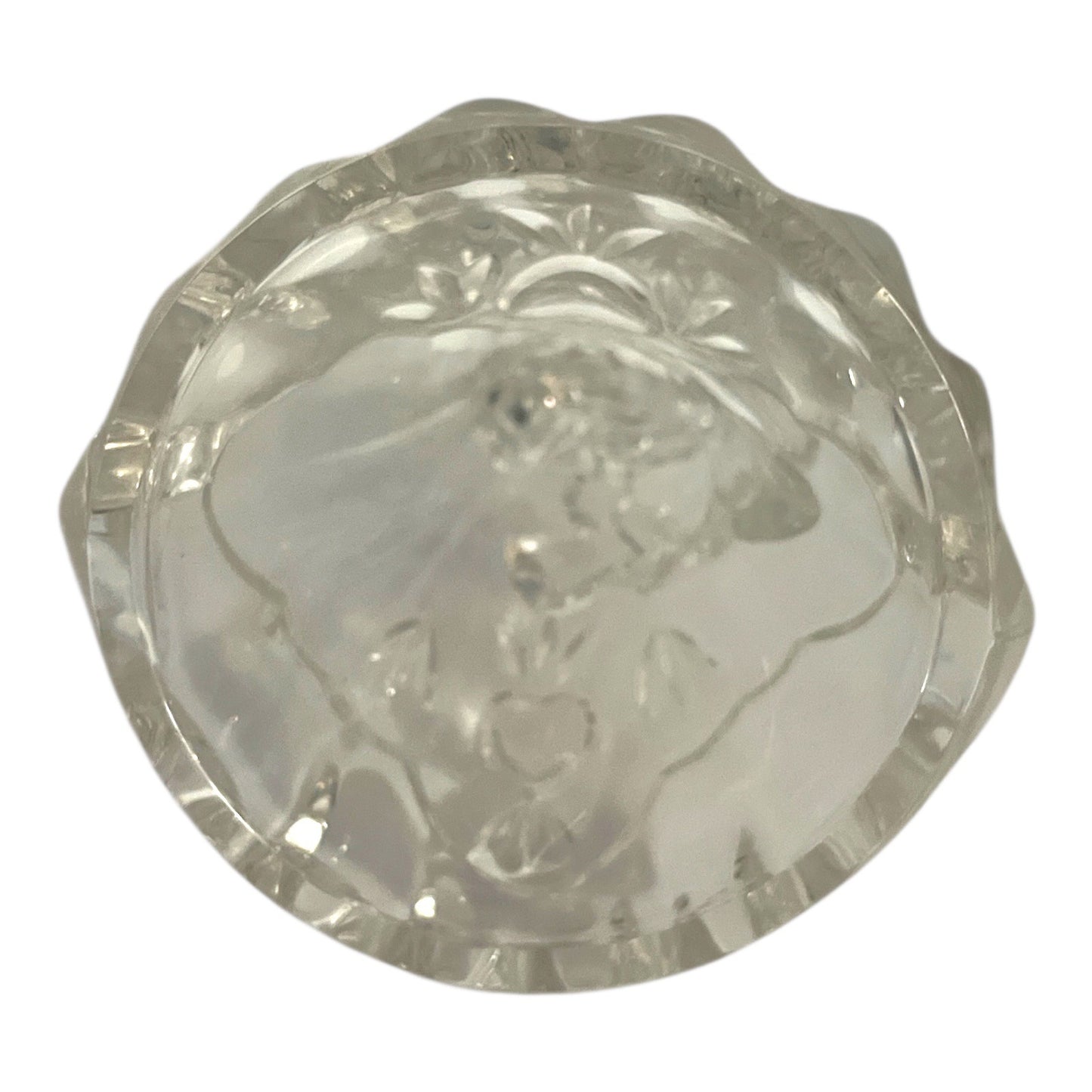 Vintage Clear Glass Bride and Groom Figurine – Wedding Keepsake