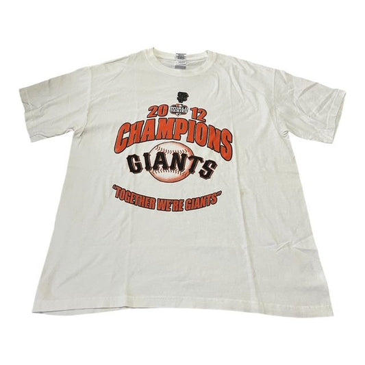 2012 San Francisco Giants World Series Champions T-Shirt – Size Large – Gildan Heavy Cotton