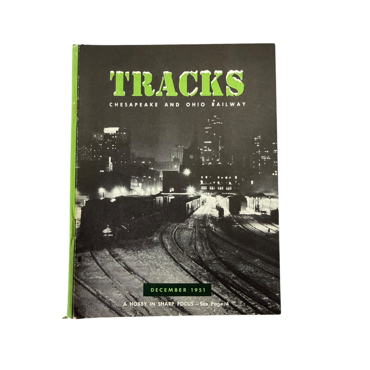 Vintage 1951 Tracks Chesapeake Ohio Railway Magazine C&O Railroad December Christmas