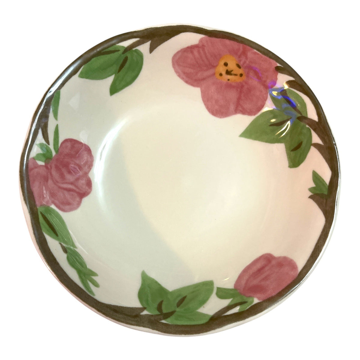 Franciscan Desert Rose 5 Inch Small Bowl Pink Floral Vintage Stoneware