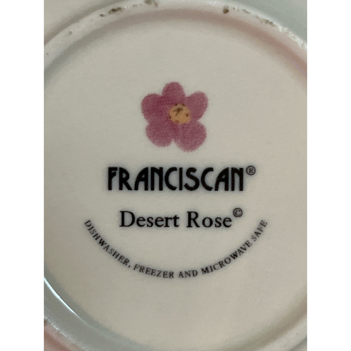 Franciscan Desert Rose 5 Inch Small Bowl Pink Floral Vintage Stoneware