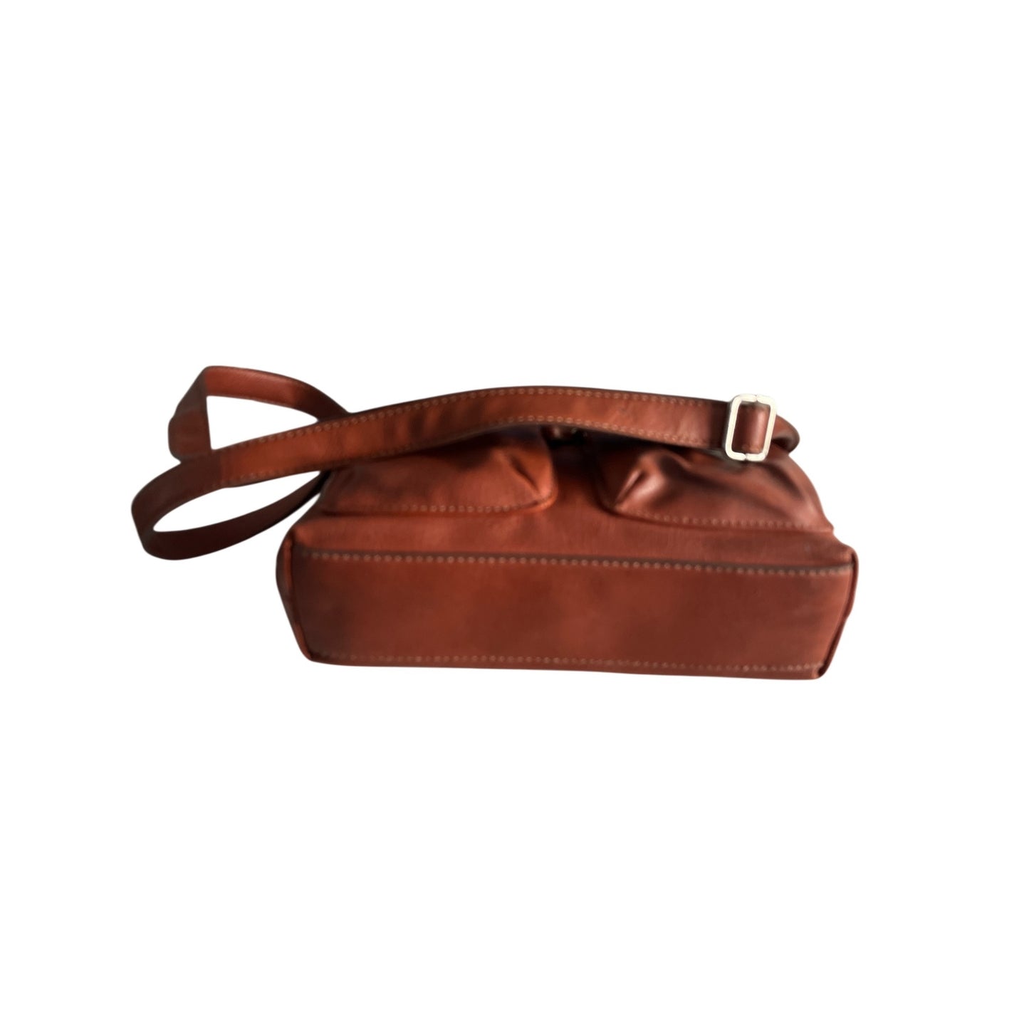 Vintage Relic Rust Brown Crossbody Purse Vegan Leather Y2K Early 2000s