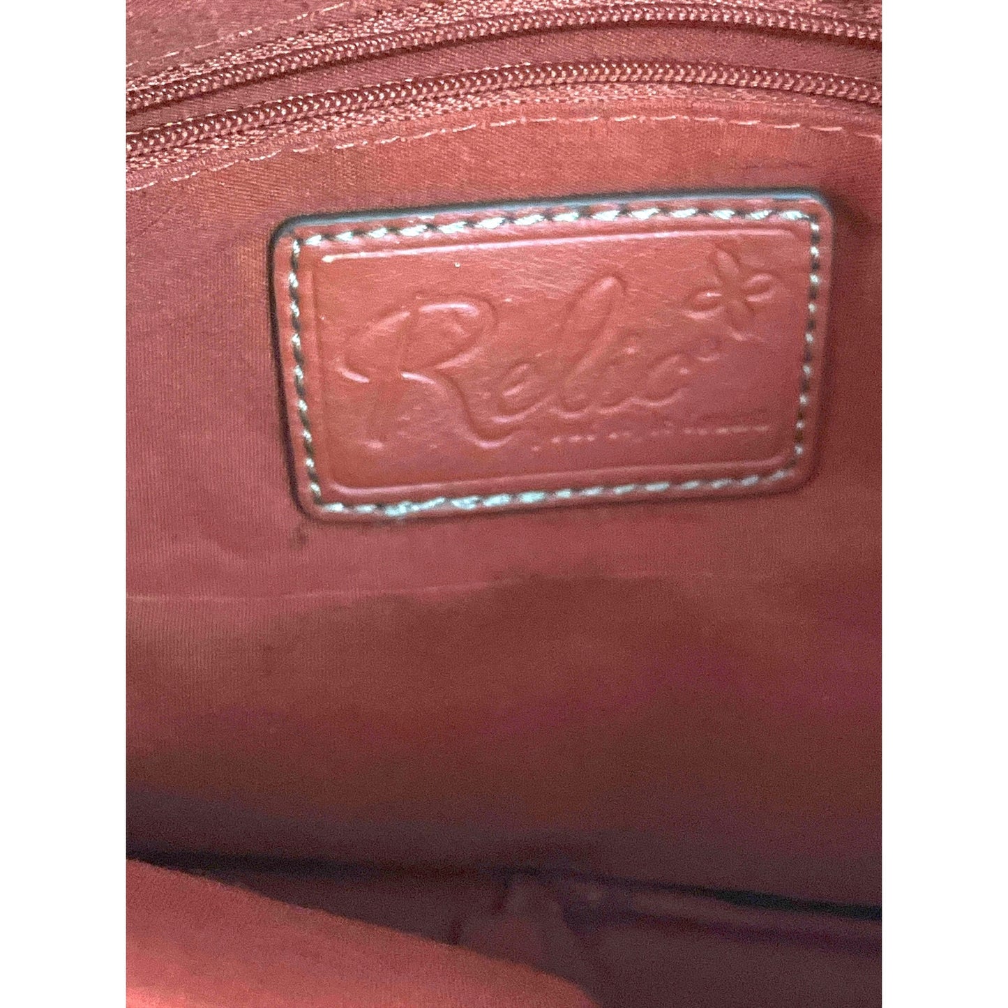 Vintage Relic Rust Brown Crossbody Purse Vegan Leather Y2K Early 2000s