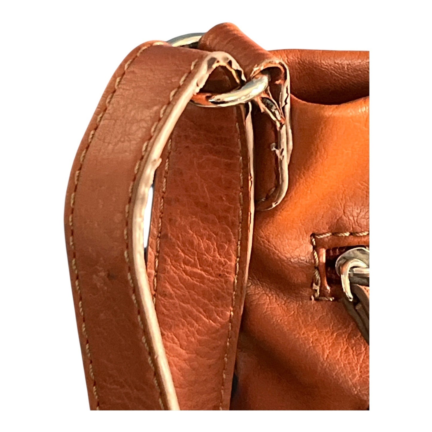 Vintage Relic Rust Brown Crossbody Purse Vegan Leather Y2K Early 2000s