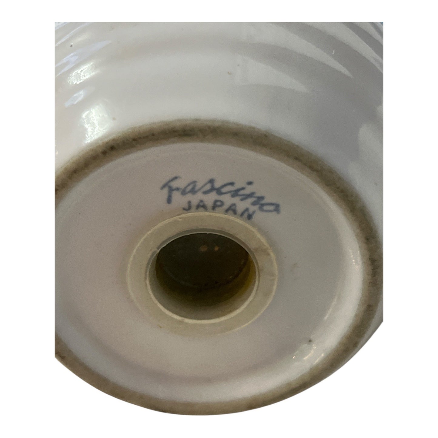 Vintage Fascina Japan Salt & Pepper Shaker Set Floral Ceramic