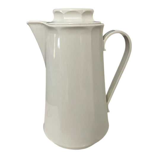 Vintage Thermos White Insulated Carafe Coffee Server Made in USA Model 5000