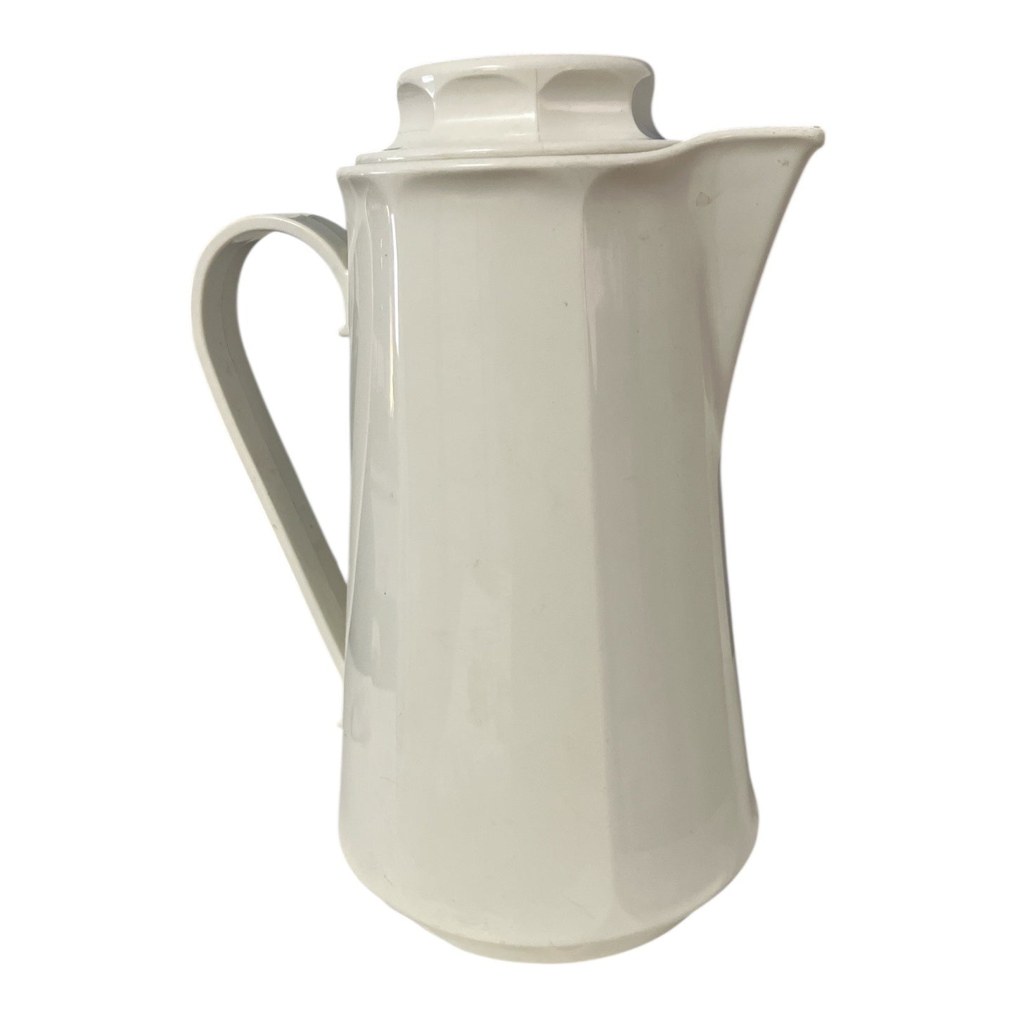 Vintage Thermos White Insulated Carafe Coffee Server Made in USA Model 5000