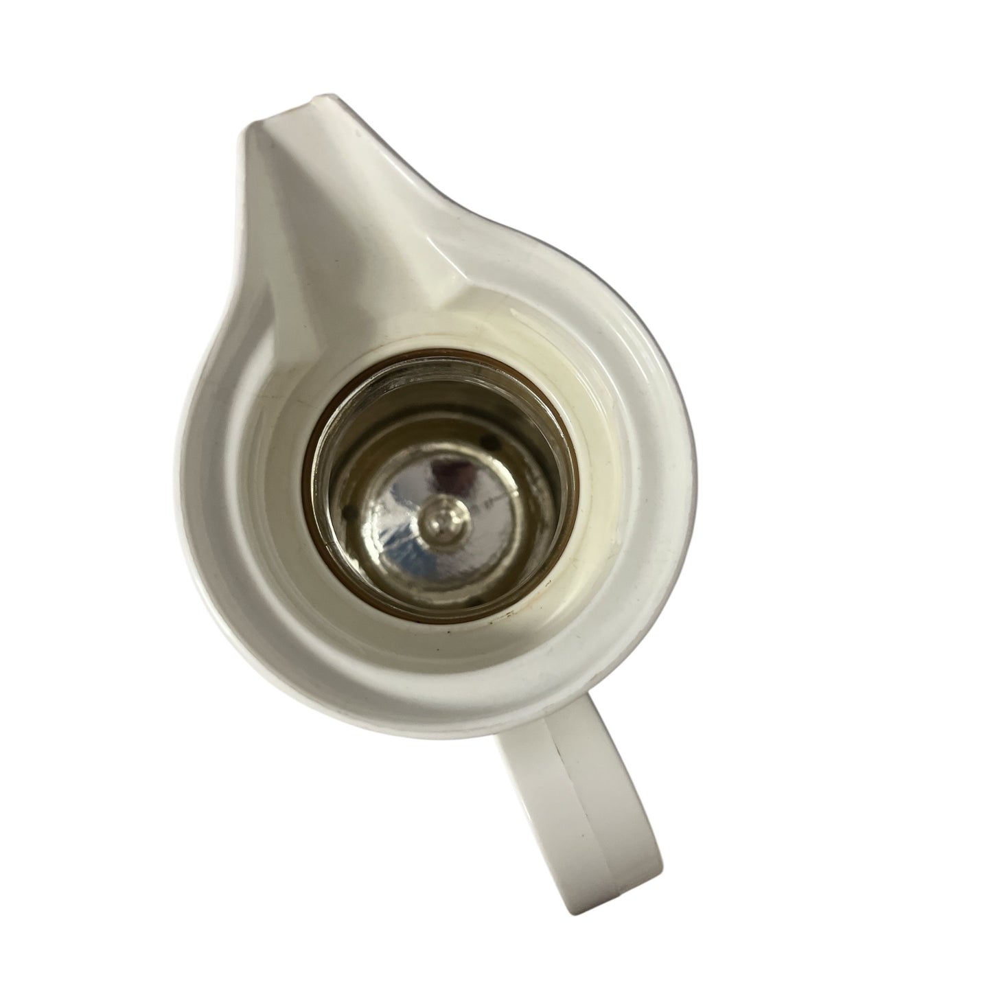 Vintage Thermos White Insulated Carafe Coffee Server Made in USA Model 5000