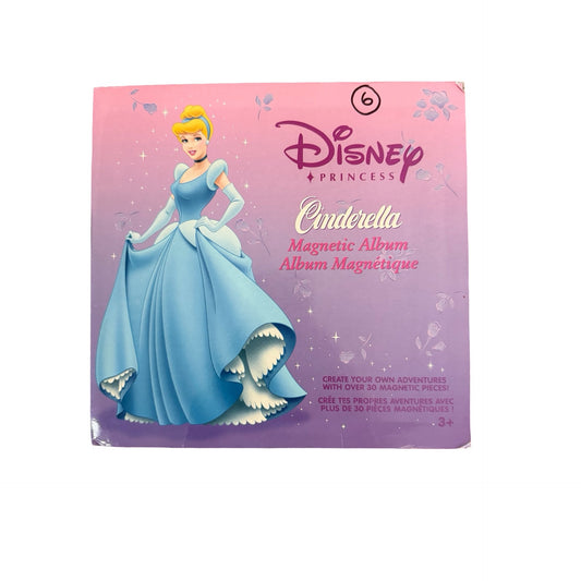 Disney Princess Cinderella Magnetic Album 17 Pieces Incomplete Sandylion 9x9.5