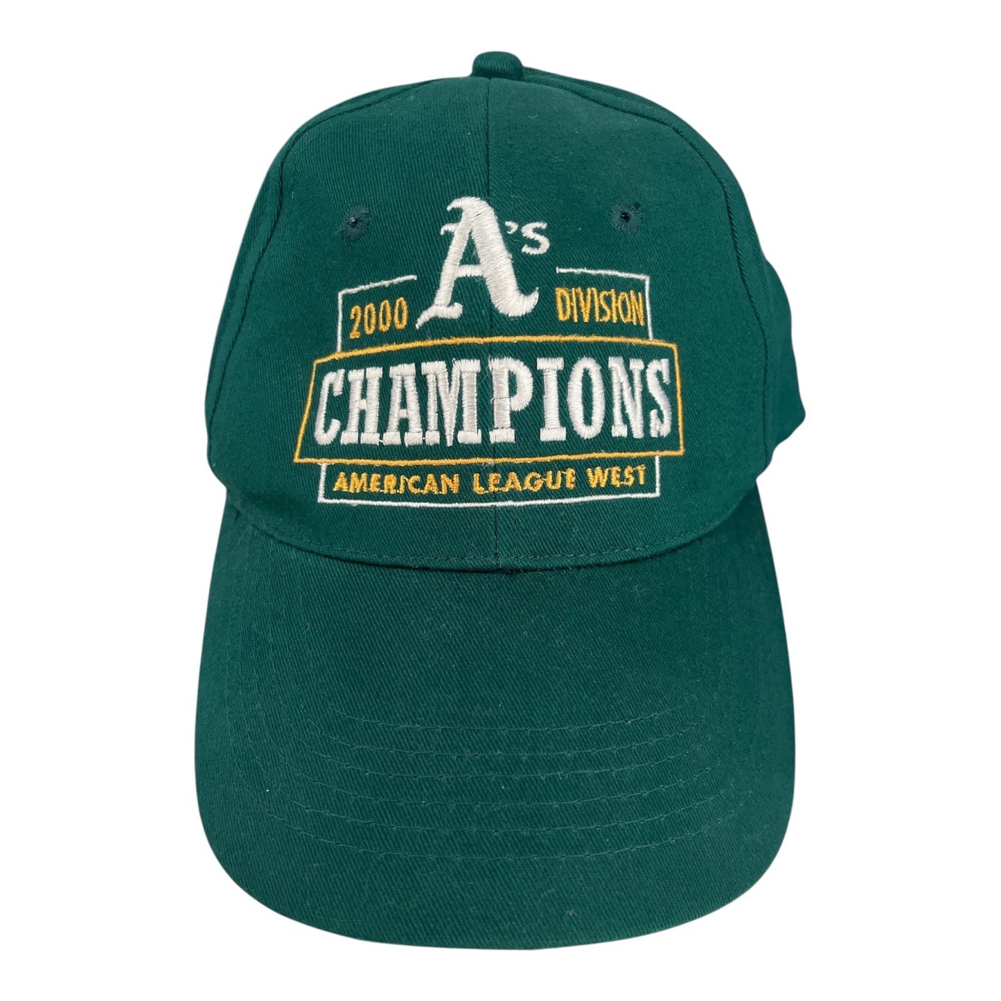 Vintage 2000 Oakland A’s Division Champions Hat – American League West – BD&A – Fox Sports Net