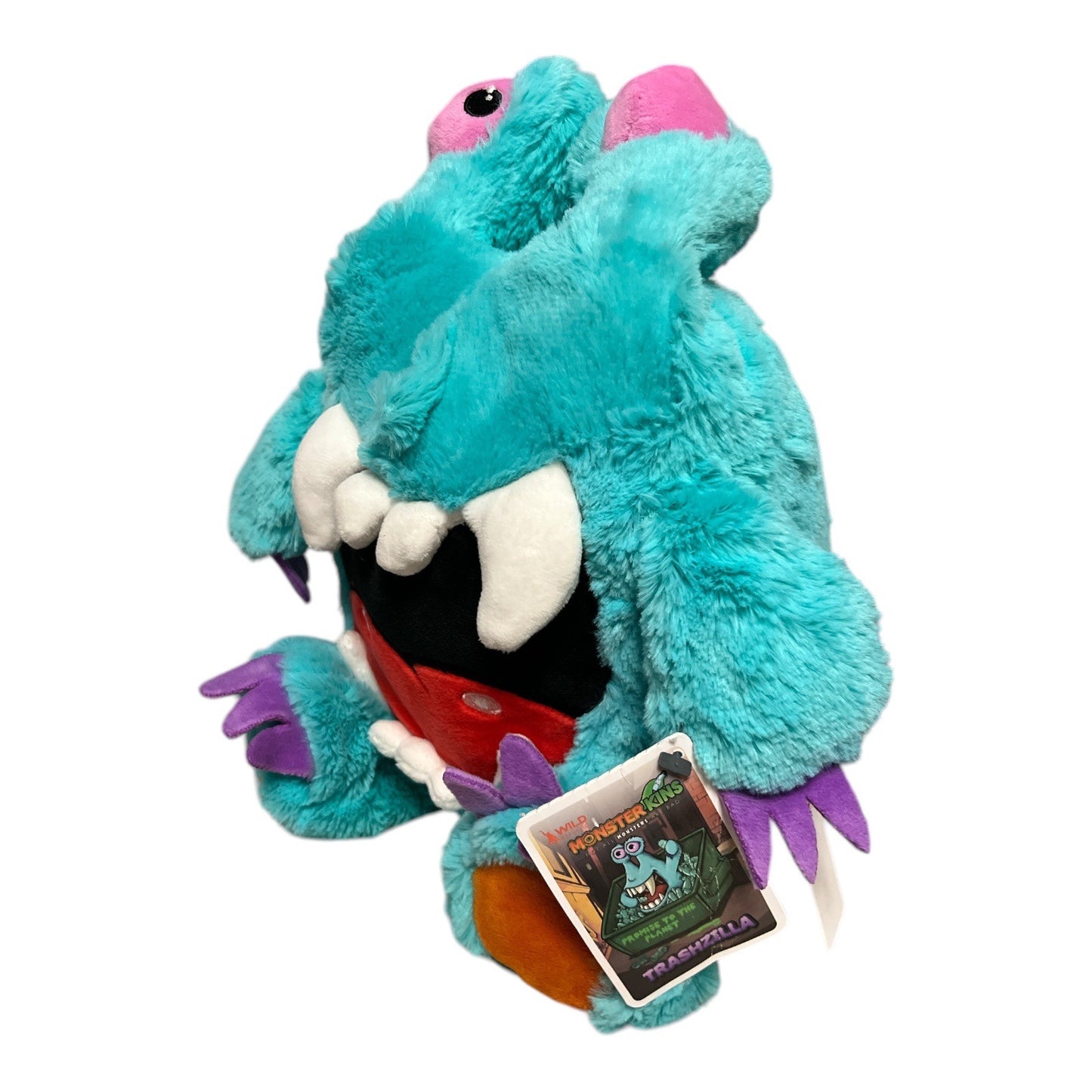 Wild Republic MonsterKins Trashzilla Plush with Tags