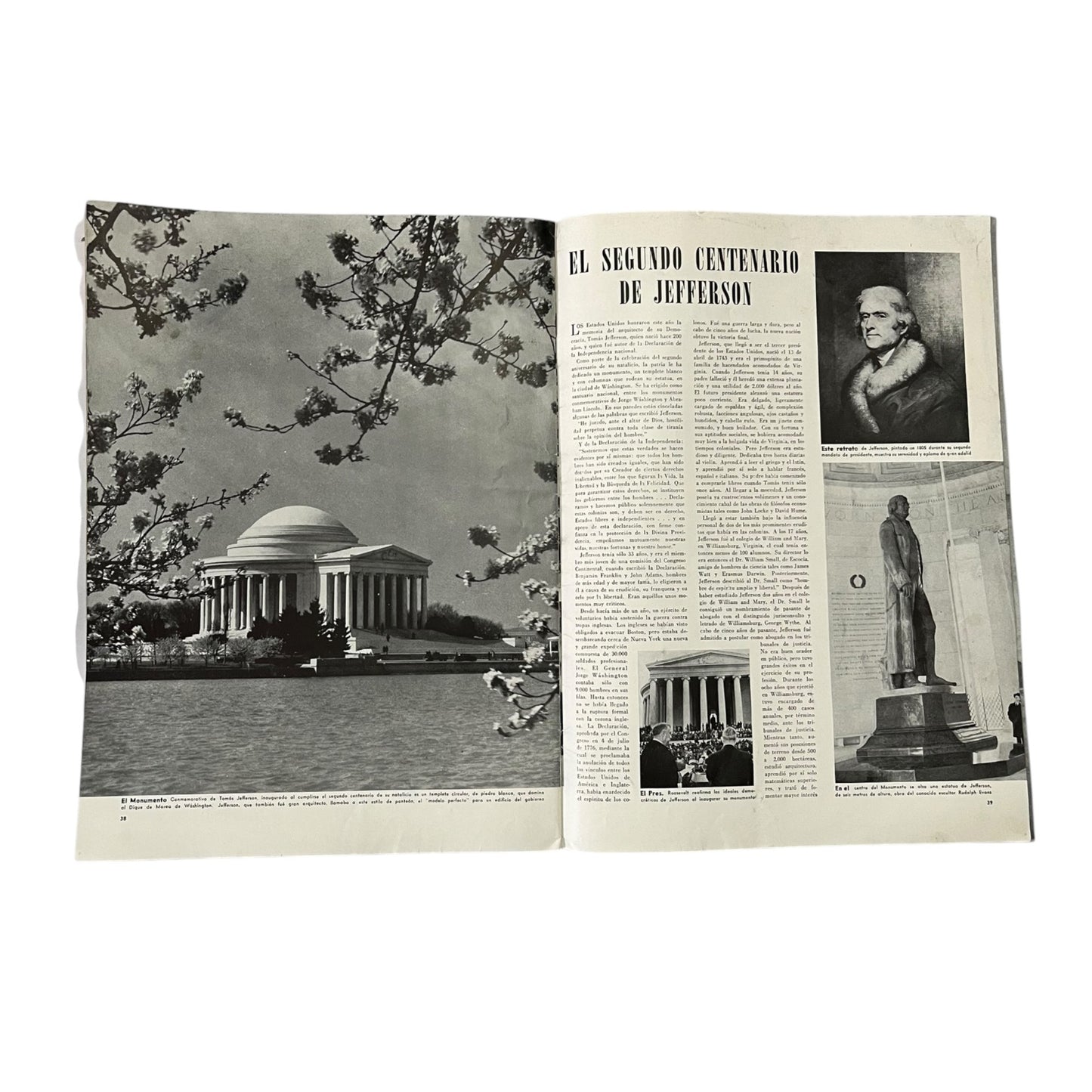 Vintage 1940s En Guardia Magazine Spanish WWII Propaganda Aviation Cover Latin America No 9