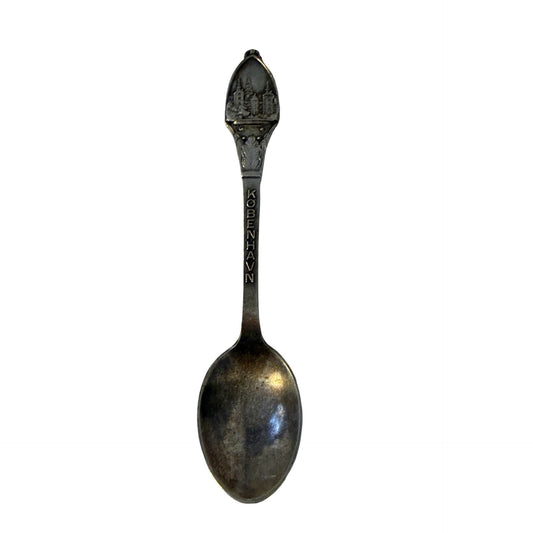 Vintage Copenhagen Denmark Kobenhavn Souvenir Spoon Prima Silverplate Scenic