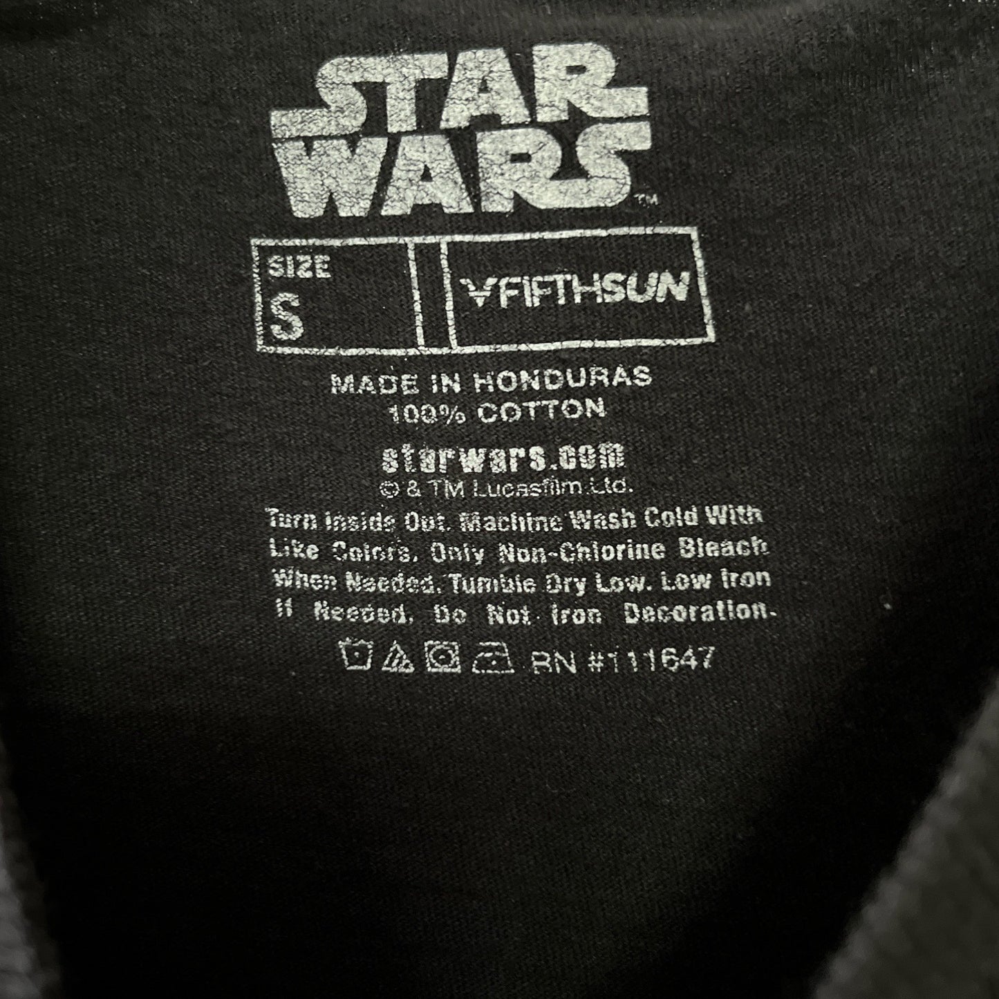 Star Wars Periodic Table of Villains Graphic T-Shirt – Fifth Sun – Size Small