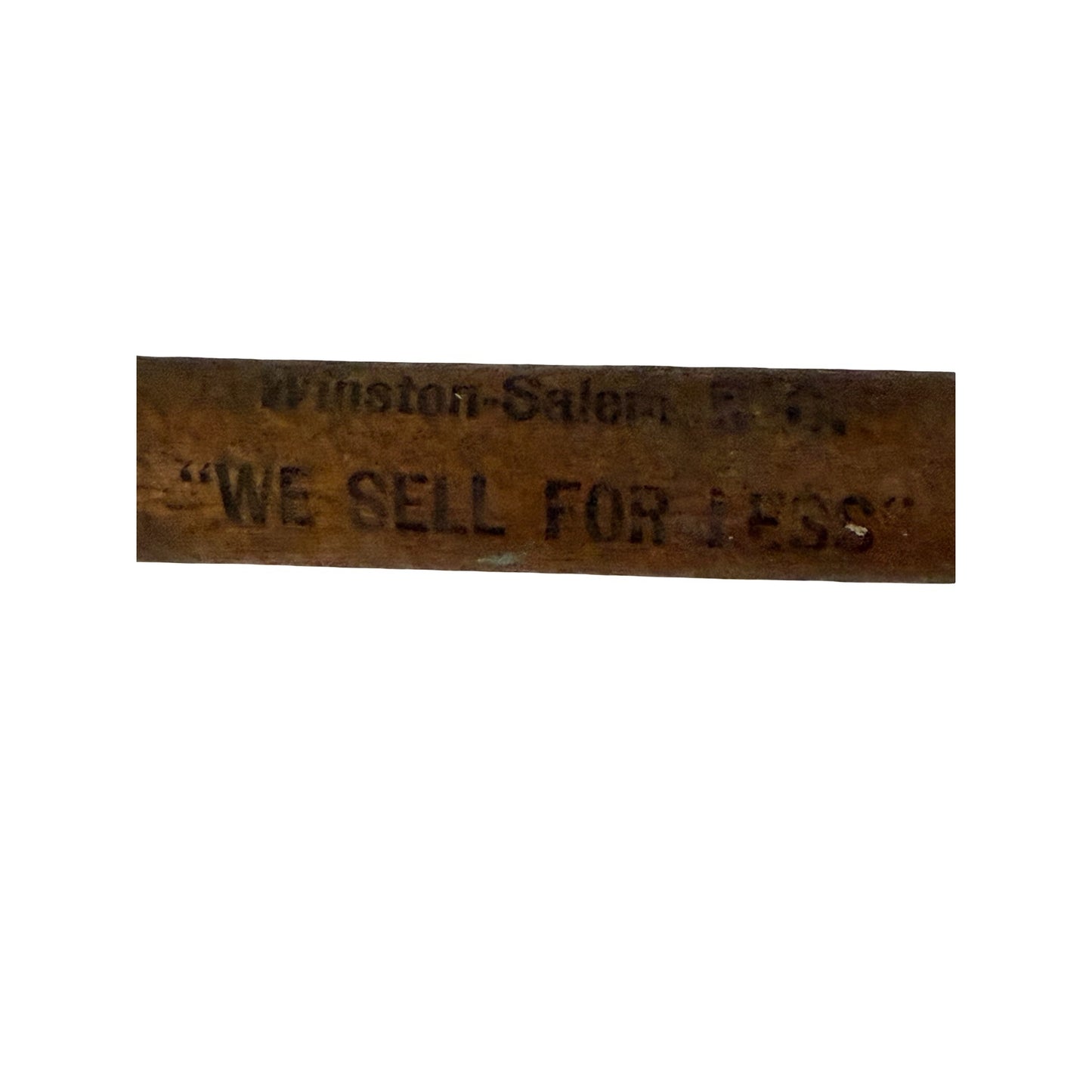 Vintage R.E. Quinn & Co Winston-Salem NC Advertising Ice Pick Awl Wood Handle Tool