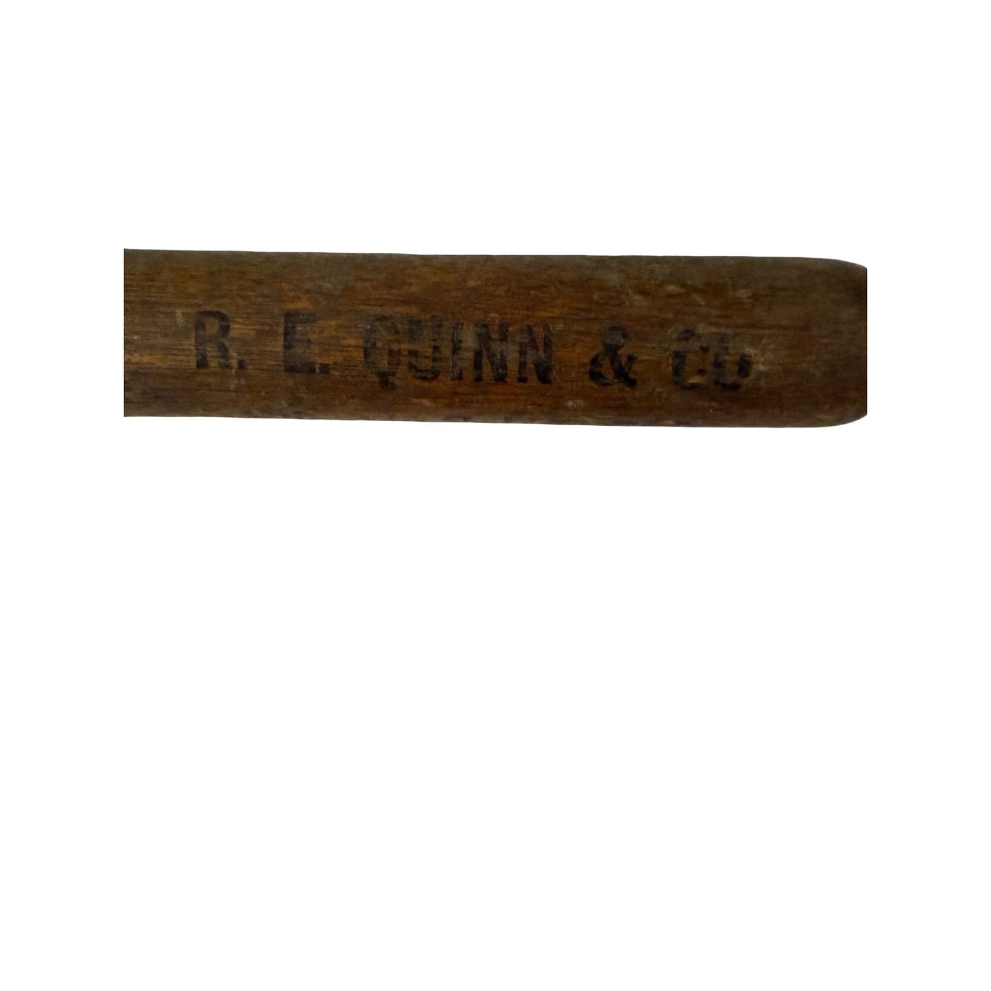 Vintage R.E. Quinn & Co Winston-Salem NC Advertising Ice Pick Awl Wood Handle Tool