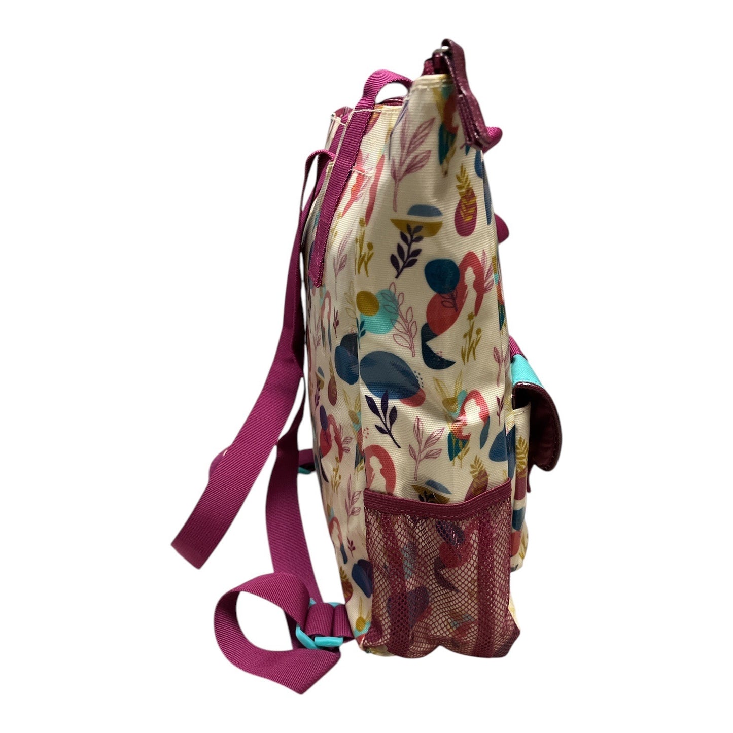 Disney Frozen Backpack Tote Bag – Elsa & Anna – Multicolor Print – Kids School Travel Bag