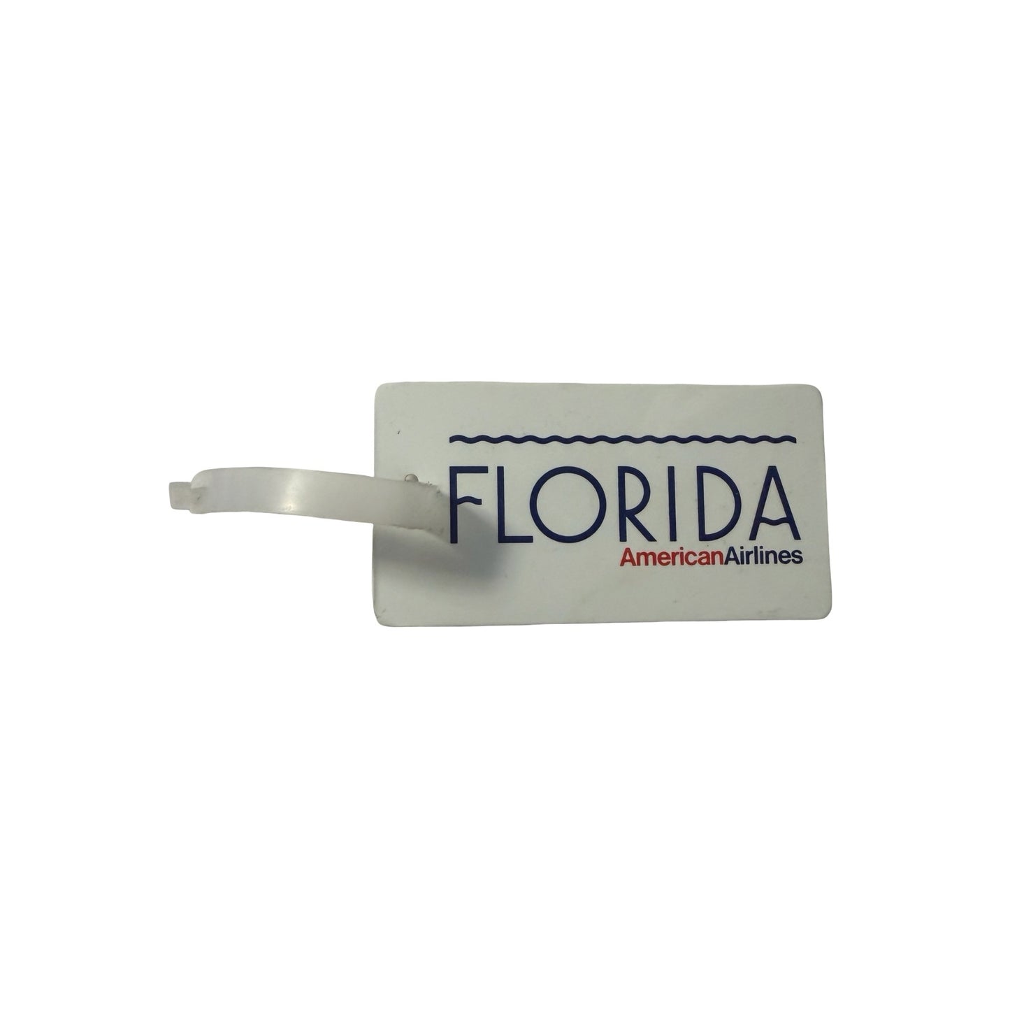 Vintage American Airlines Florida Luggage Tag Travel Baggage Identifier