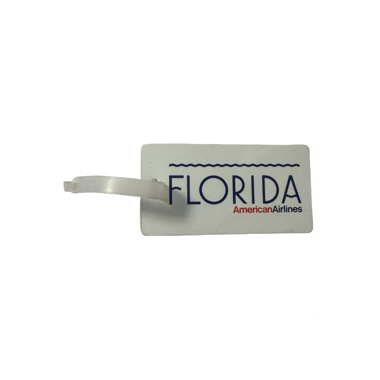Vintage American Airlines Florida Luggage Tag Travel Baggage Identifier