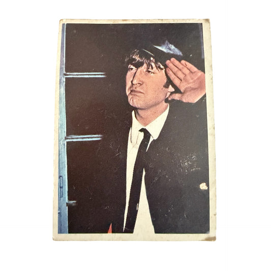 Vintage Beatles Diary Card #29A John Lennon Trading Card T.C.G. Printed in USA