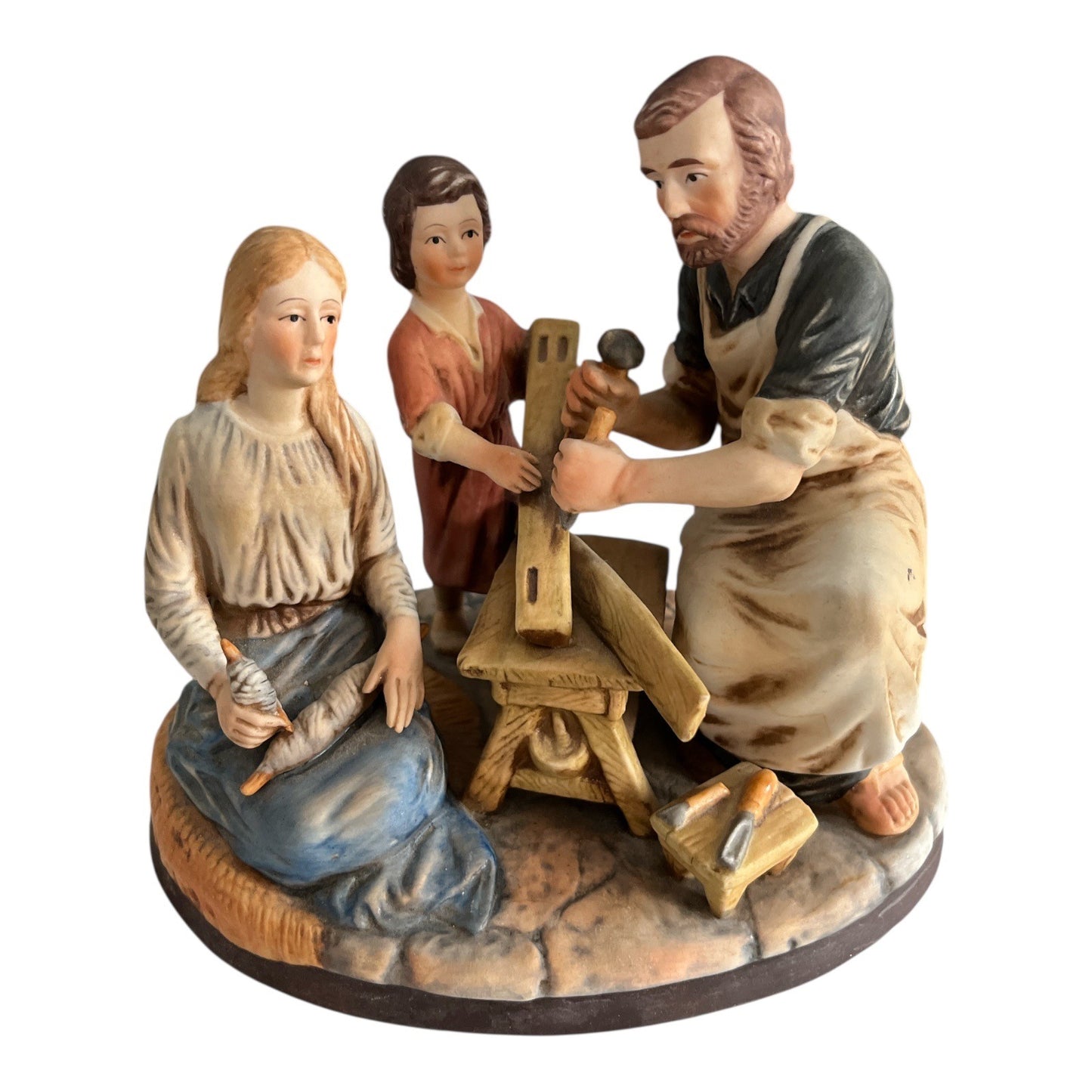 1978 Ceramica Excelsis Holy Family Workshop Figurine Made in Mexico