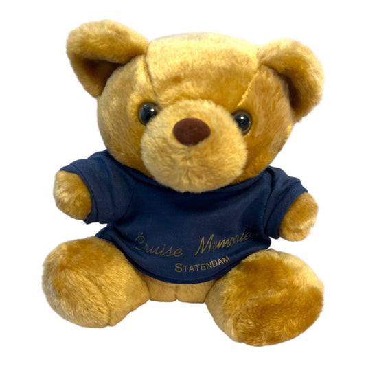 VTG Holland America Line Statendam Cruise Souvenir Bear – Plush “Cruise Memories” Teddy – Shops on Board