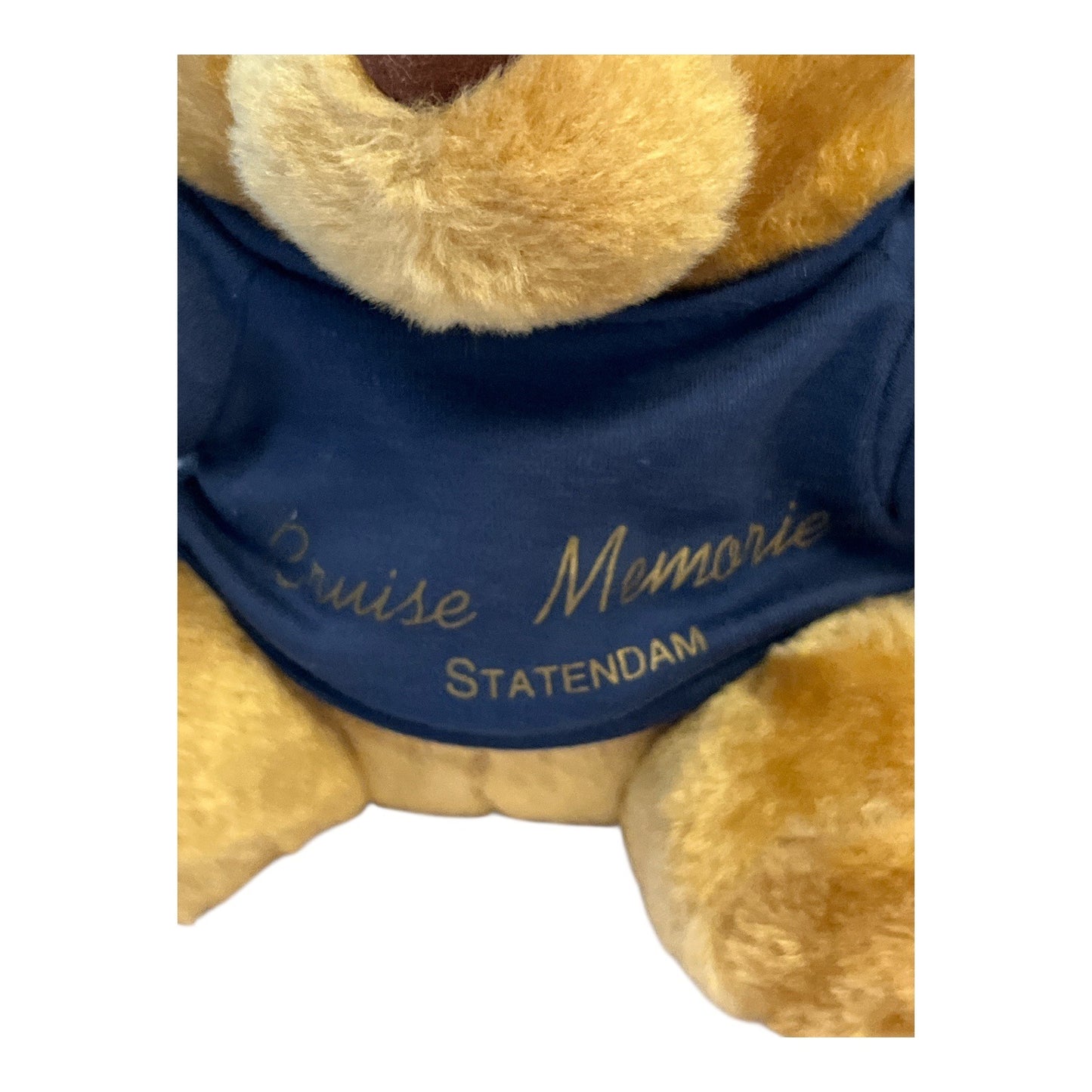 VTG Holland America Line Statendam Cruise Souvenir Bear – Plush “Cruise Memories” Teddy – Shops on Board