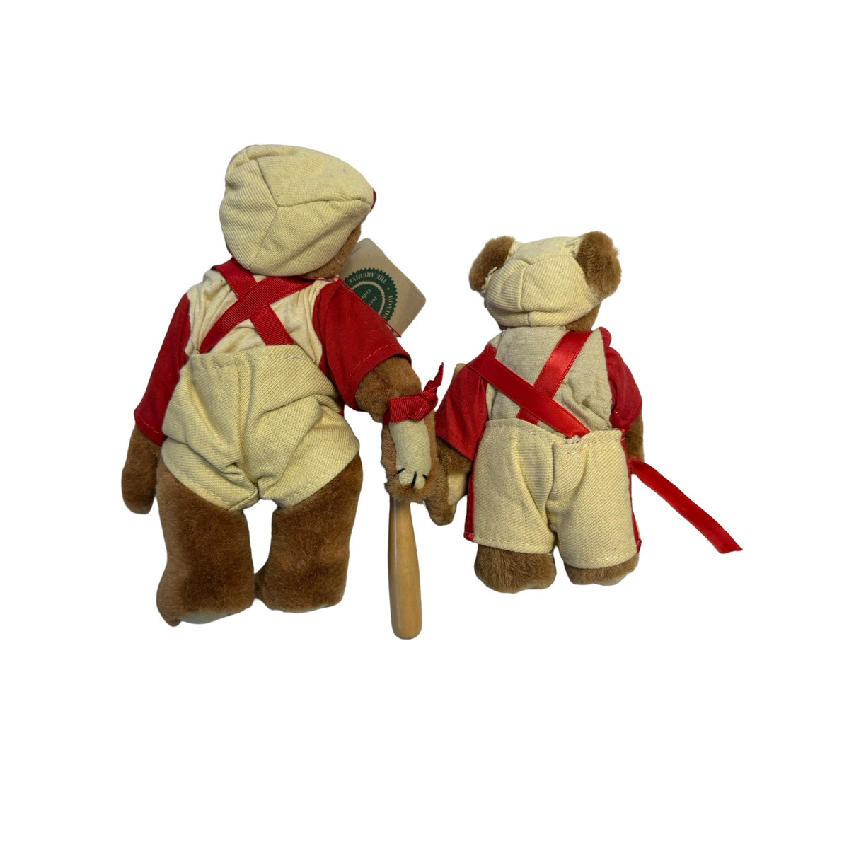 Boyds Bears Archive Collection Homer Baseball Bears Pair Vintage 1990s Bat Tagged